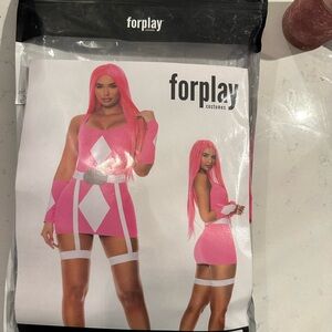 Forplay Hot Pink and White Costume Set